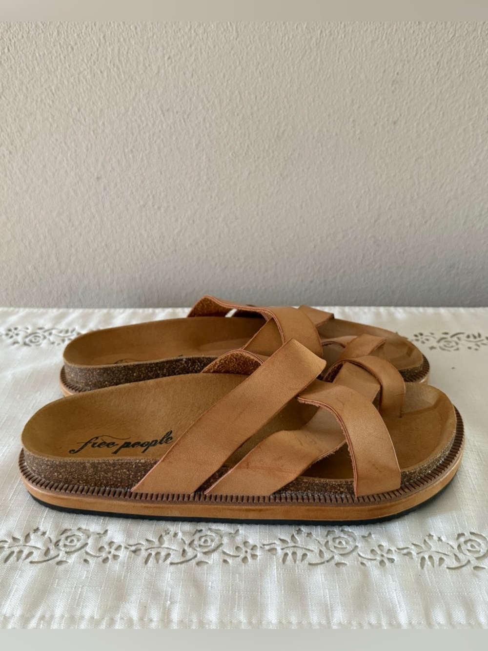 Free People Ventura Footbed Sandals Size 9
